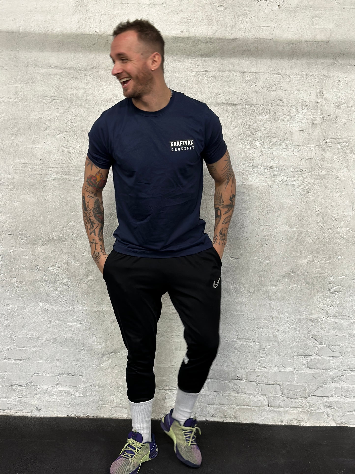 KRAFTVRK Crossfit - T-shirt - NAVY