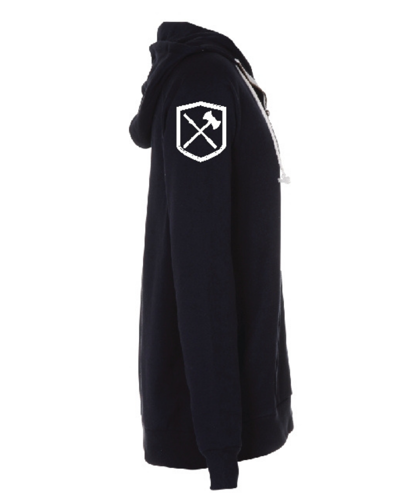 Alfa Omega Vægtløftning Hoodie - Navy