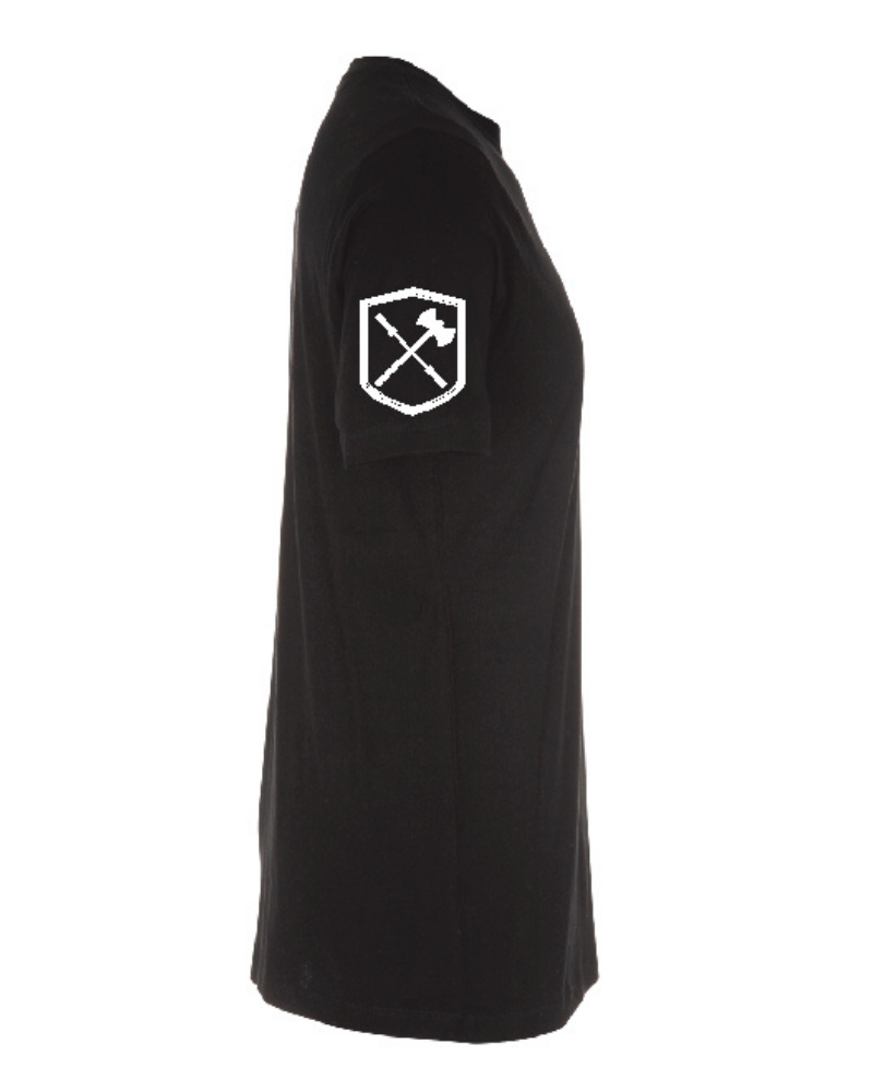 Alfa Omega Vægtløftning - T-shirt - Sort