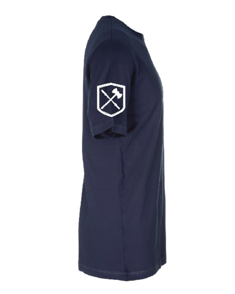 Alfa Omega Vægtløftning - T-shirt - Navy