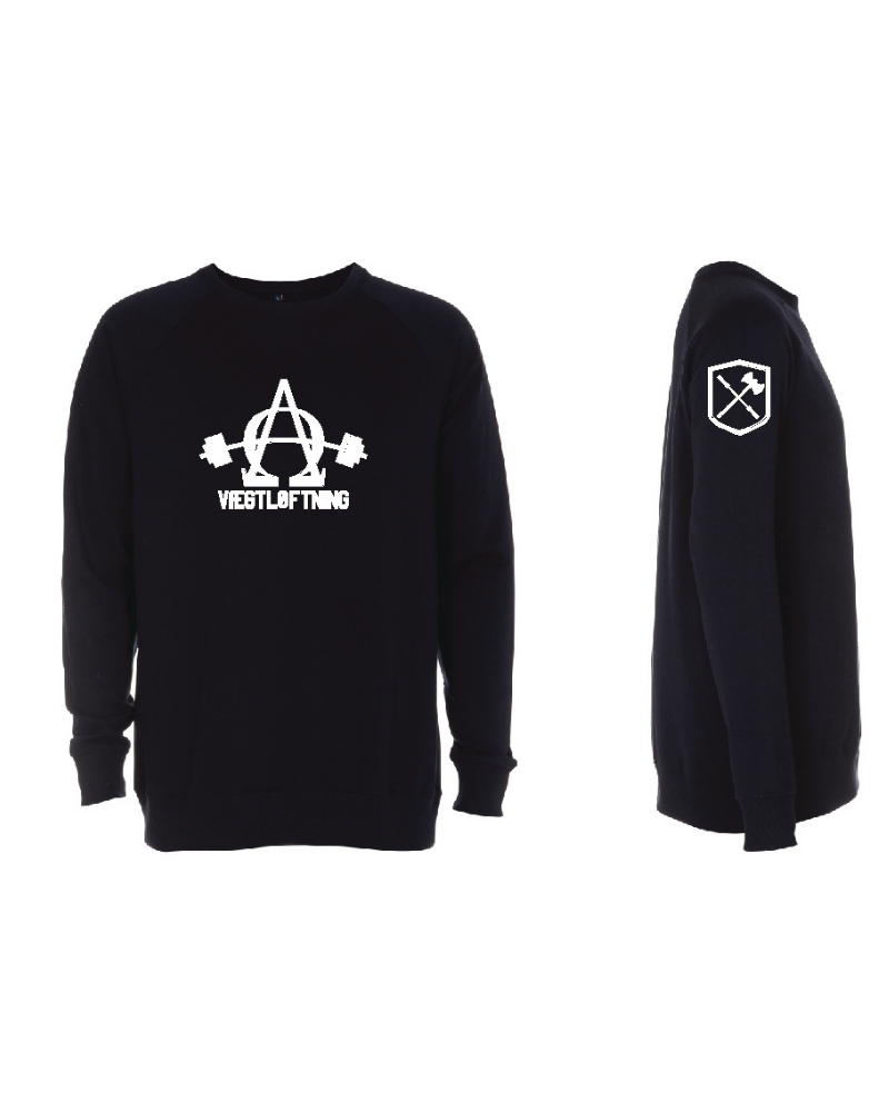 Alfa Omega Vægtløftning Crew - Navy