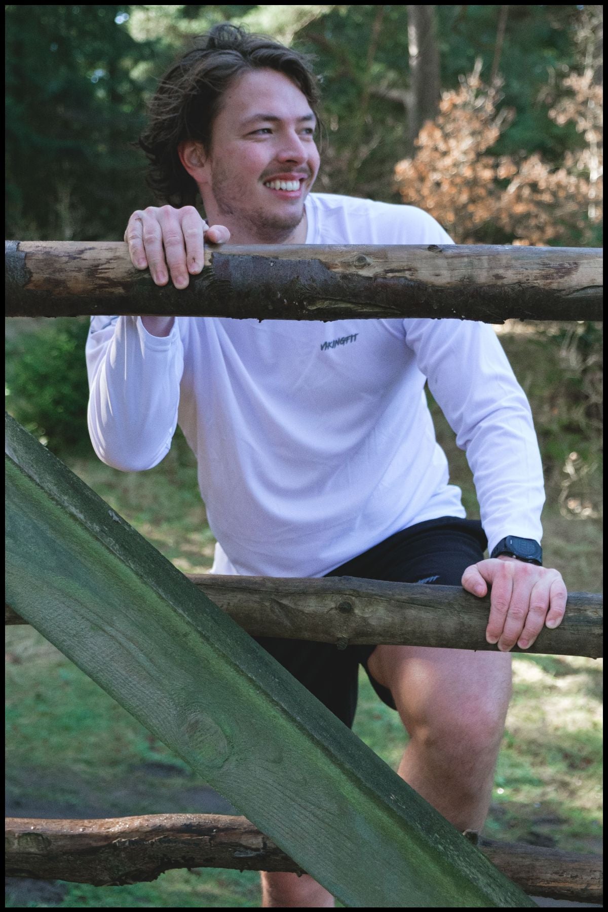 Unisex Longe Sleeve Sport Tee - White