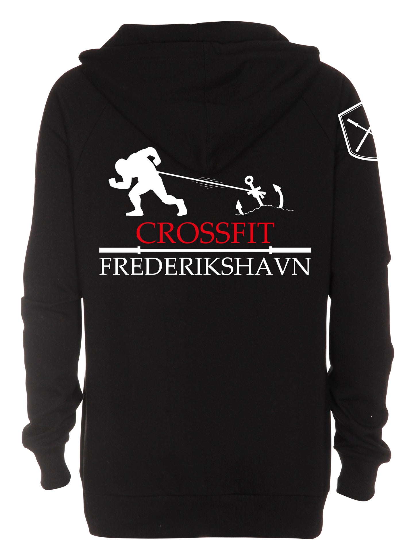 Crossfit Frederikshavn - Hættetrøje med Zip