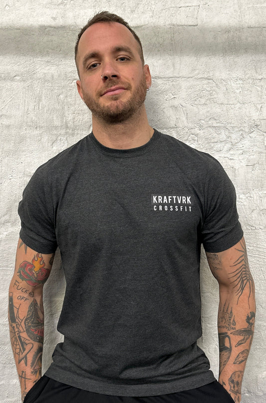 KRAFTVRK Crossfit - T-shirt - Mørkegrå (Antracit)