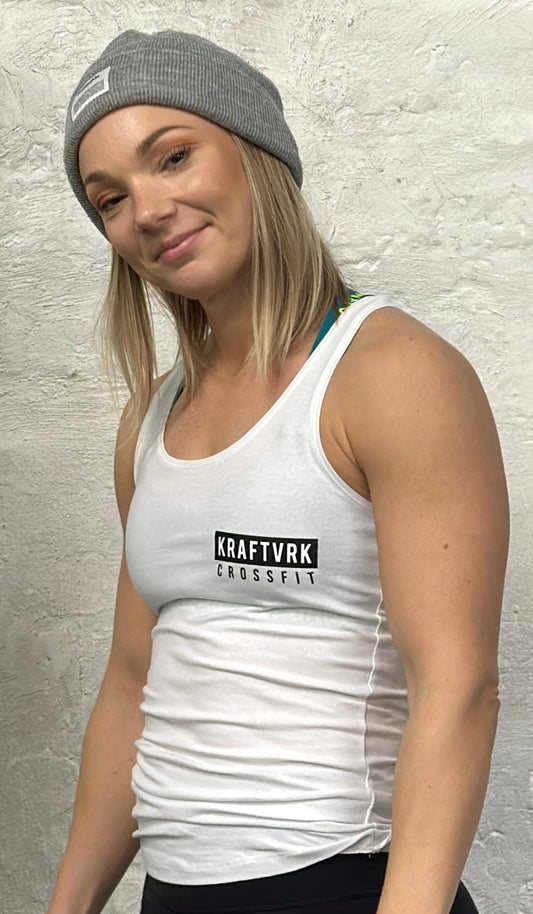 KRAFTVRK Crossfit - Dame Tank Top - Hvid