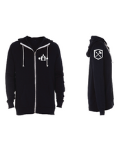 Alfa Omega Vægtløftning Hoodie - Navy