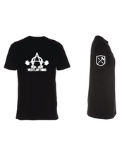 Alfa Omega Vægtløftning - T-shirt - Sort