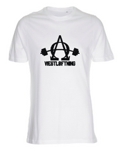 Alfa Omega Vægtløftning - T-shirt - Hvid