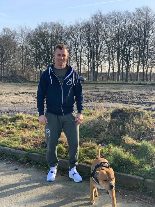 Crossfit8800 - Hættetrøje med Zip