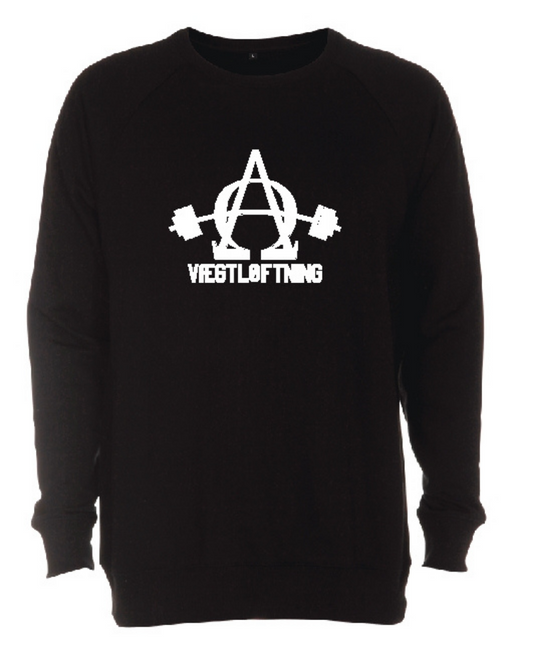 Alfa Omega Vægtløftning Crew - Sort