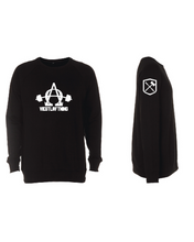 Alfa Omega Vægtløftning Crew - Sort