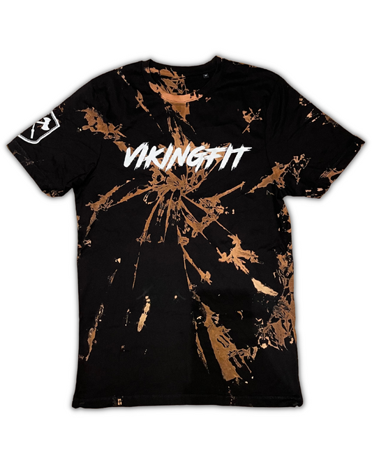 Unik VikingFit Tee - Sort / bleach (Medium)