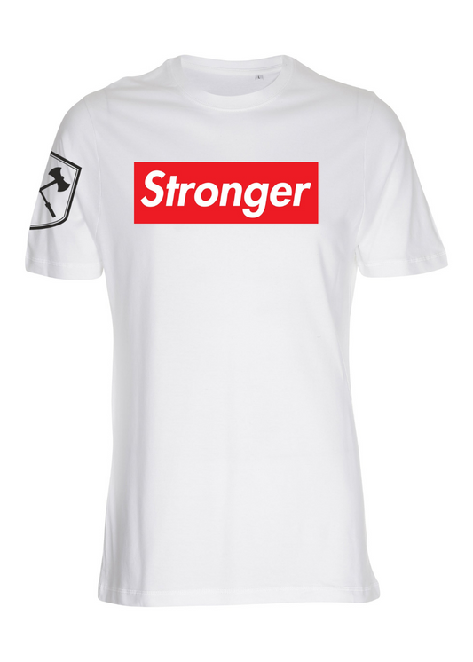 Stronger Tee - White - Only XS and Small
